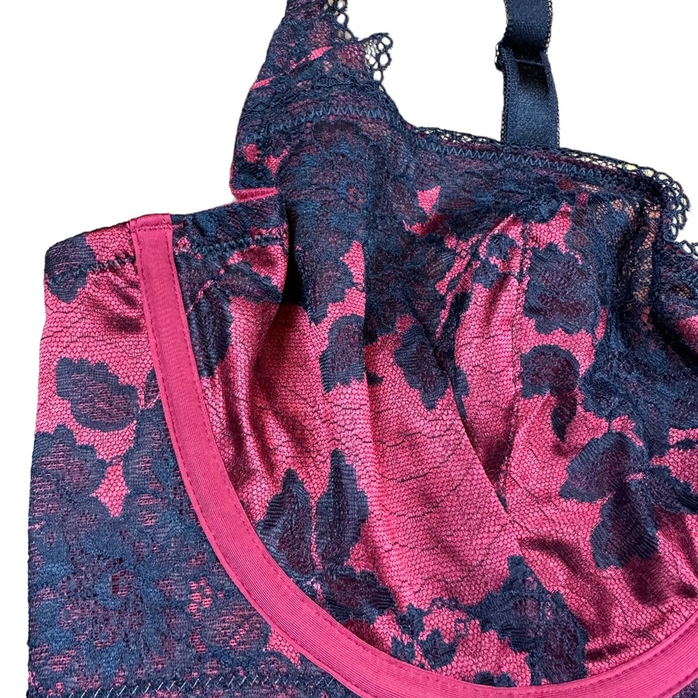 TORRID: NWT Unlined Balconette Underwire Lace & Silk Bra - Size 38D - Picture 7 of 14